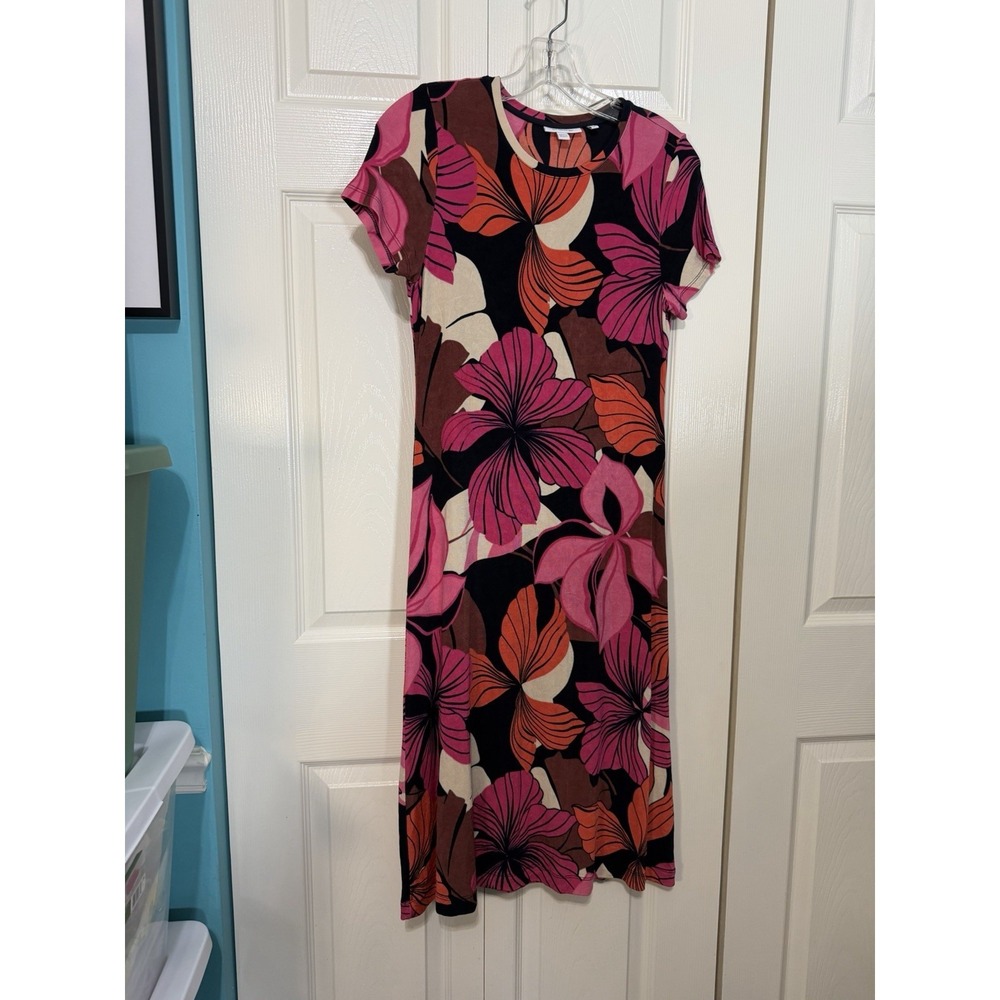 Chicos Travelers Women's Floral  Dress Multi Color Size 0